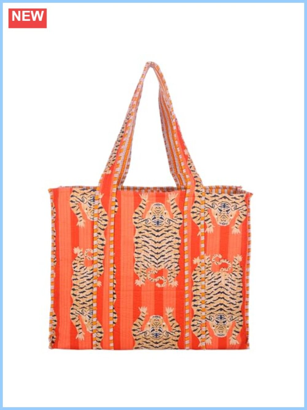 Quilted Cotton Tote Bag Women Travel Shopping Grocery
